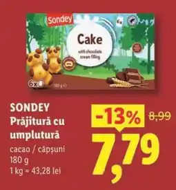 Lidl SONDEY Prăjitură cu umplutură Ofertă