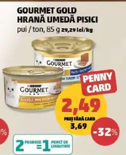 Penny GOURMET GOLD HRANĂ UMEDĂ PISICI Ofertă