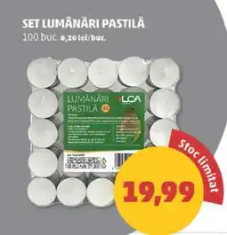 Penny Set Lumânări Pastilă Ofertă