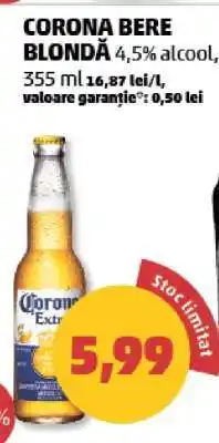 Penny CORONA Bere blondă Ofertă