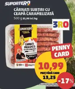 Penny Cârnați subțiri cu ceapă caramelizată Ofertă