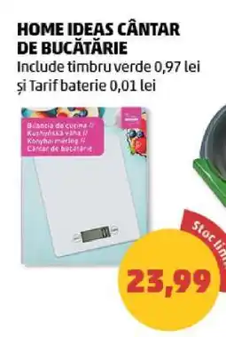 Penny HOME IDEAS CÂNTAR DE BUCĂTĂRIE Ofertă