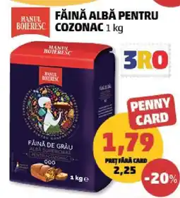 Penny Făină albă pentru cozonac 1 kg Ofertă