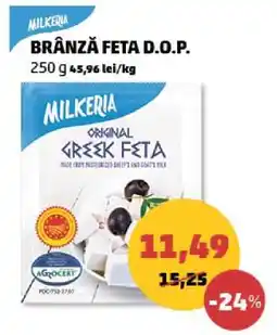 Penny BRÂNZĂ FETA D.O.P Ofertă