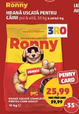 Penny Ronny Hrană Uscată Pentru Câini Ofertă