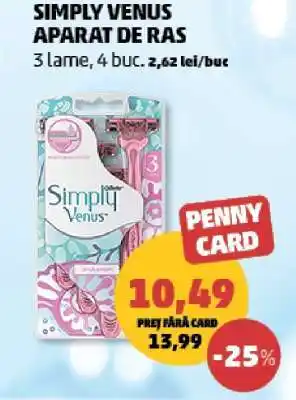 Penny Simply Venus Aparat de Ras Ofertă