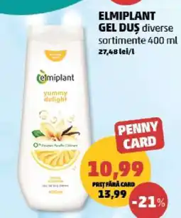 Penny ELMIPLANT GEL DUȘ Ofertă