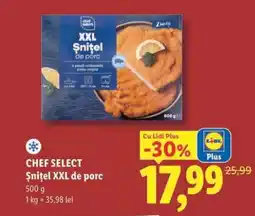 Lidl CHEF SELECT Șnițel XXL de porc Ofertă