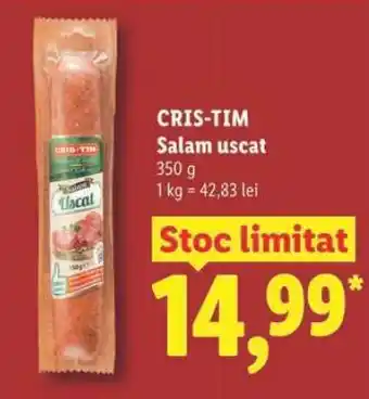 Lidl CRIS-TIM SALAM USCĂT Ofertă