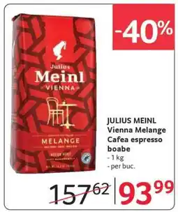 Selgros JULIUS MEINL Vienna Melange Cafea espresso boabe Ofertă