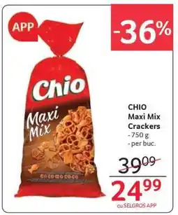 Selgros CHIO MAXI MIX Crackers Ofertă