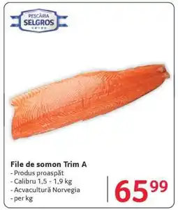 Selgros File de somon Trim A Ofertă