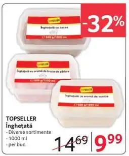 Selgros TOPSELLER Înghețată Ofertă