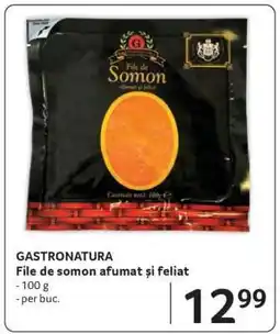 Selgros GASTRONATURA File de somon afumat şi feliat Ofertă