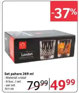 Selgros Set pahare 269 ml Ofertă