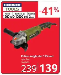 Selgros Polizor unghiular 125 mm Ofertă