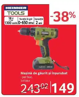 Selgros Mașină de găurit și înșurubat Ofertă