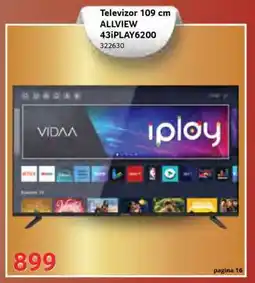 Selgros Televizor 109 cm ALLVIEW 43iPLAY6200 Ofertă