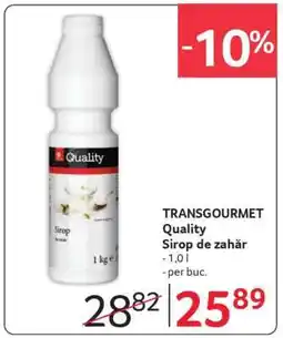 Selgros TRANSGOURMET Quality Sirop de zahăr Ofertă