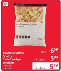 Selgros TRANSGOURMET Quality Cartofi wedges preprăjiți Ofertă