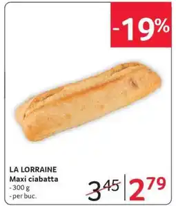 Selgros LA LORRAINE Maxi ciabatta Ofertă