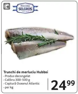 Selgros Trunchi de merluciu Hubbsi Ofertă