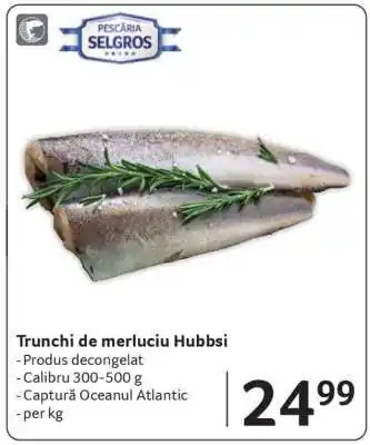 Trunchi de merluciu Hubbsi