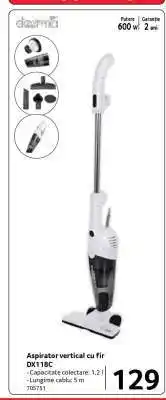 Selgros Aspirator vertical cu fir DX118C Ofertă