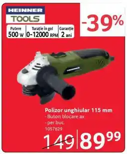 Selgros Polizor unghiular 115 mm Ofertă