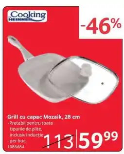Selgros Grill cu capac Mozaik 28 cm Ofertă