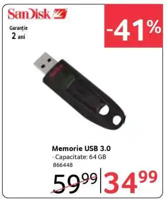 Selgros Memorie USB 3.0 Ofertă