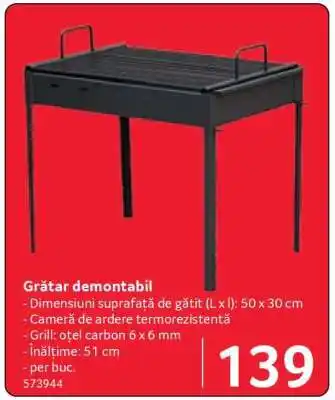 Grătar demontabil