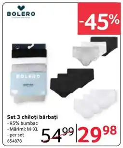 Selgros Set 3 chiloți bărbați Ofertă