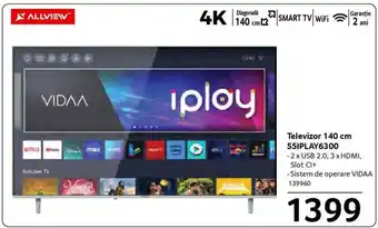 Selgros Televizor 140 cm 55iPLAY6300 Ofertă