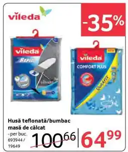 Selgros Husă teflonată/bumbac masă de călcat Ofertă