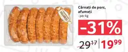 Selgros Cârnați de porc afumați Ofertă