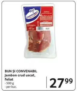 Selgros BUN ȘI CONVENABIL Jambon crud uscat, feliat Ofertă