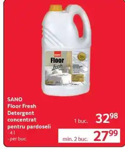 Selgros SANO Floor Fresh Detergent concentrat pentru pardoseli Ofertă