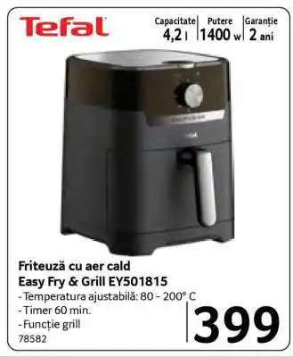 Selgros Friteuză cu aer cald Easy Fry & Grill EY501815 Ofertă