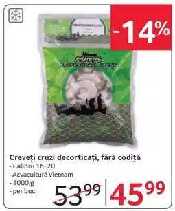 Selgros Creveți cruzi decorticați, fără codiță Ofertă