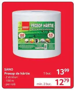 Selgros SANO Prosop de hârtie Ofertă
