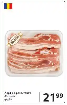 Selgros Piept de porc feliat Ofertă