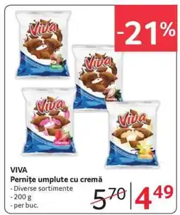 Selgros Viva Pernițe Umplute cu Cremă Ofertă