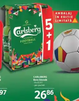 Selgros CARLSBERG Bere blondă Ofertă