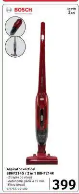 Selgros Aspirator vertical BBHF214G / 2 în 1 BBHF214R Ofertă