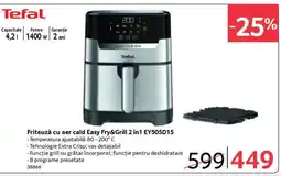 Selgros Friteuză cu aer cald Easy Fry & Grill 2 în 1 EY505D15 Ofertă