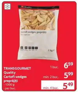 Selgros TRANSGOURMET Quality Cartofi wedges prepăjiți Ofertă