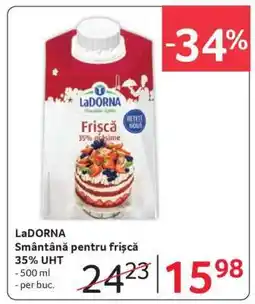 Selgros LaDORNA Smântână pentru frișcă 35% UHT Ofertă
