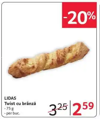Selgros LIDAS Twist cu brânză Ofertă