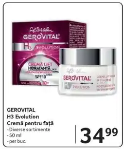 Selgros GEROVITAL H3 Evolution Cremă pentru față Ofertă